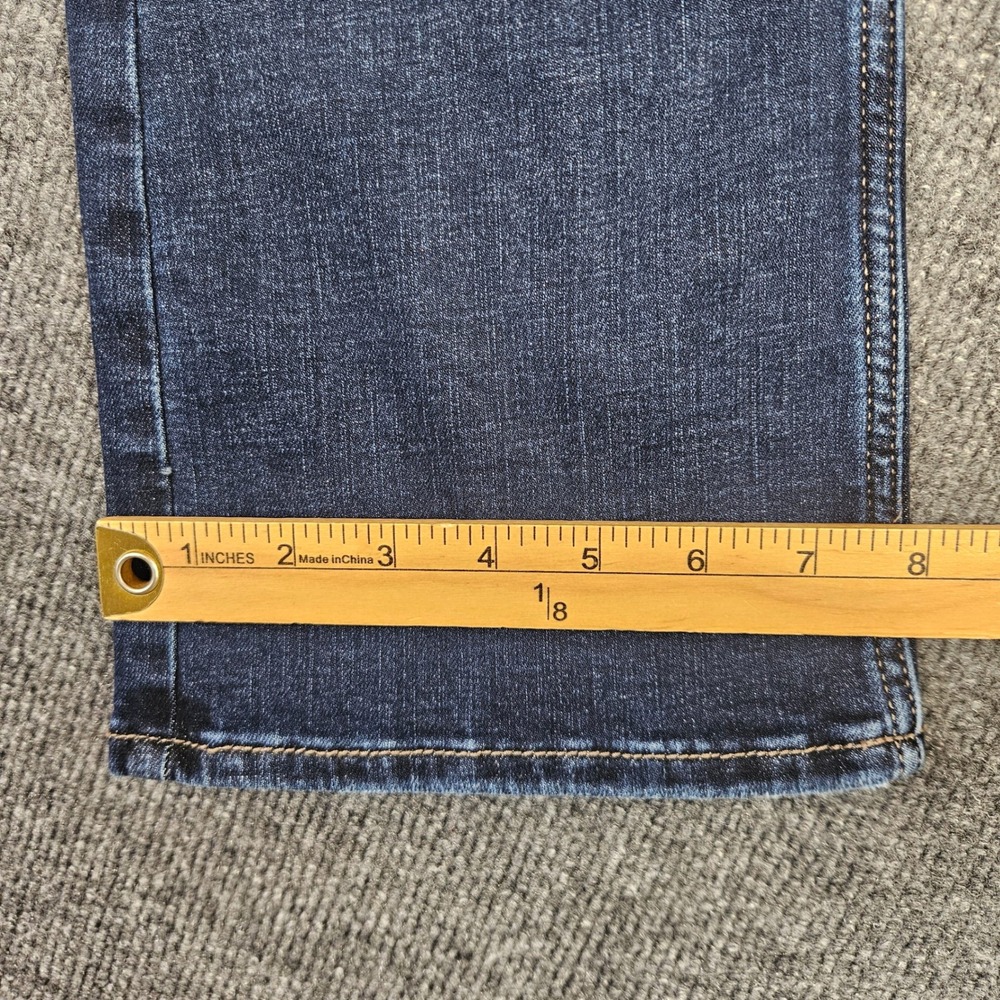 Silver Suki Slim Boot Jeans Women's 27 Mid Rise Dark Wash‎ Denim Stretch Casual - Picture 6 of 10